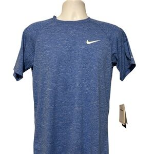 Nike Swim Men's SPF 40+ Blue Swim Tee S NWT